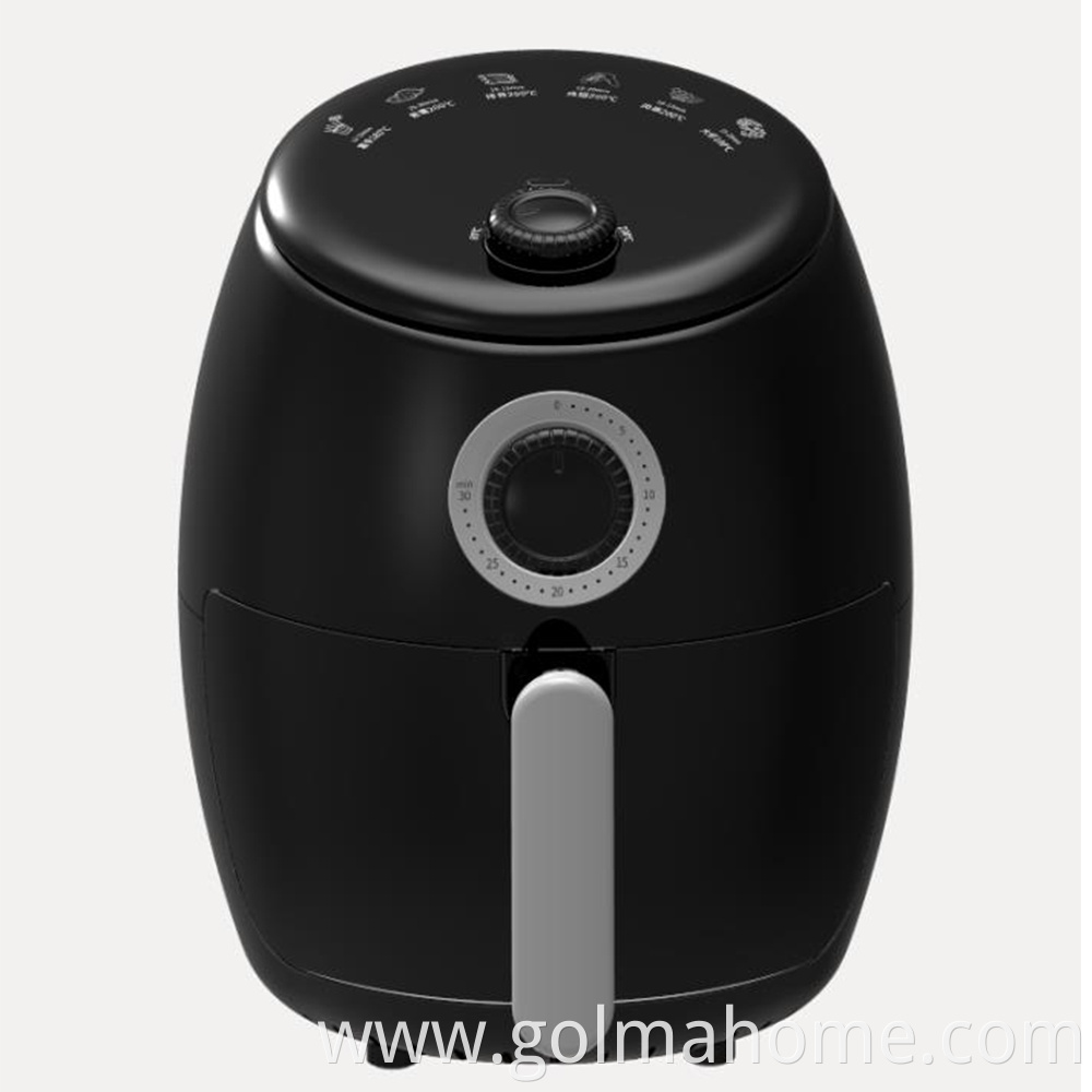 Automatic 2L Oil Free Cooking Air Fryer